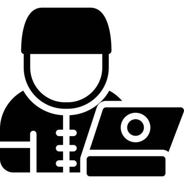 doktor adam dizüstü bilgisayar simgesi