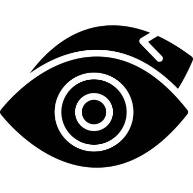 Göz simgesini, basit vektör çizim