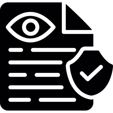 Göz simgesi vektör illüstrasyonu