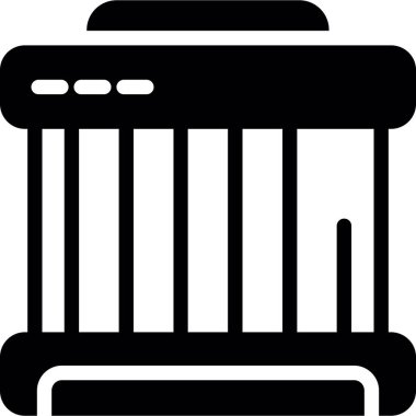 Hava filtresi klima simgesi ana hat biçiminde