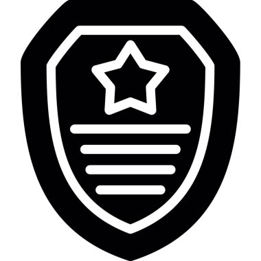 Yasaları Uygulama Sembolü, Basit Vektör İllüstrasyonu