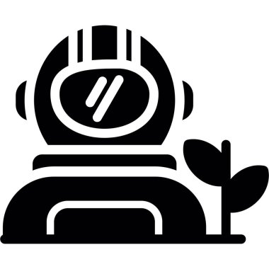 Bitki. Web simgesi basit illüstrasyon