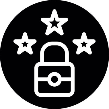 Rozet simge vektör çizim