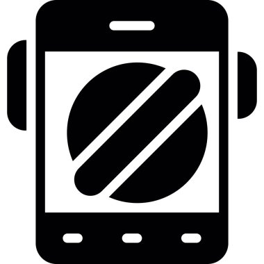 Akıllı telefon. Web simgesi basit tasarım