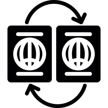 Para takas simgesi. Web için para vektör simgelerinin basit illüstrasyonu