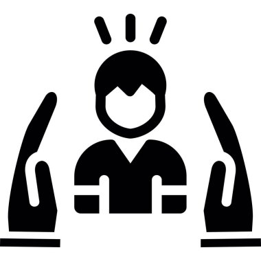 İnsan simgesinin vektör illüstrasyonu, Avatar işareti