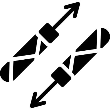 ok web simgesi, basit vektör illüstrasyonu