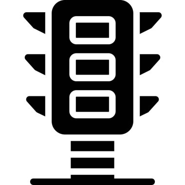 Trafik Sinyali. Basit illüstrasyon