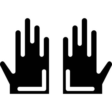 Eldiven simgesi, basit tarzı