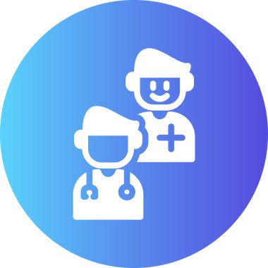 Tıbbi bir ikon. Web için tıbbi vektör simgelerinin basit çizimi