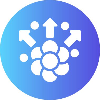 Kar tanesinin vektör çizimi