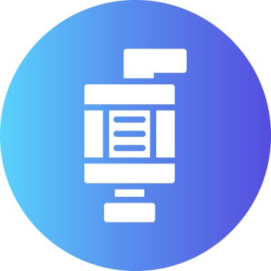 Modern kamera simgesinin vektör illüstrasyonu