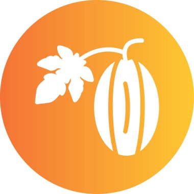 vektör turuncu ağaç simgesi