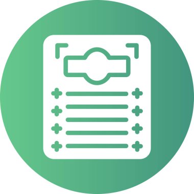 Dosya simgesinin vektör illüstrasyonu