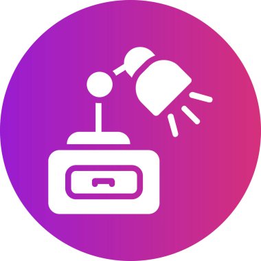 Robot simgesinin vektör illüstrasyonu