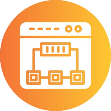 Eşsiz Sunucu Vektör Kabartma Simgesi