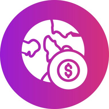 vektör para simgesi illüstrasyonu