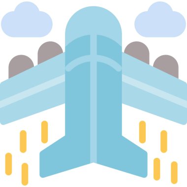 Düz bir klima iklimi simgesi