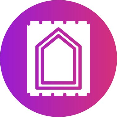 Modern yapı simgesinin vektör illüstrasyonu