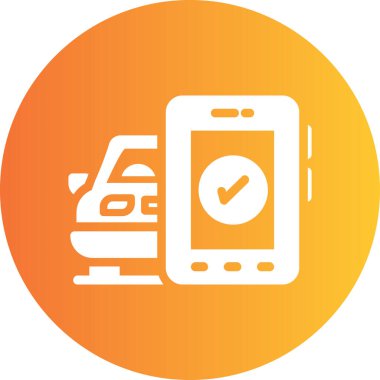 mobil uygulama simgesi vektör illüstrasyonu