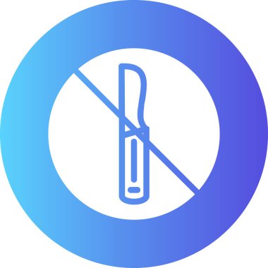 Sigara içilmediğini gösteren vektör çizimi