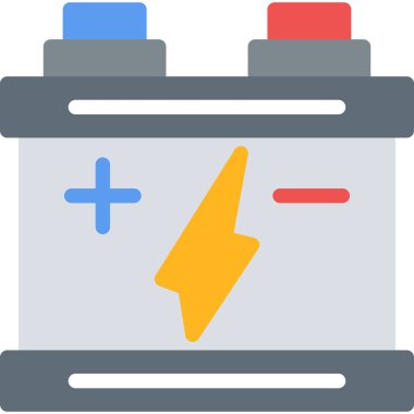 Pil. Web simgesi basit illüstrasyon