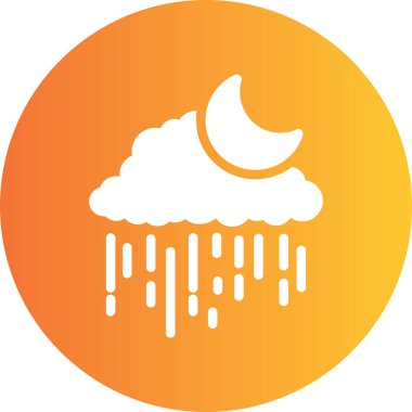 Bulut simgesi vektör illüstrasyonu