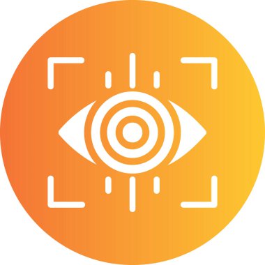 Modern b 'nin vektör illüstrasyonu göz simgesinden yoksun