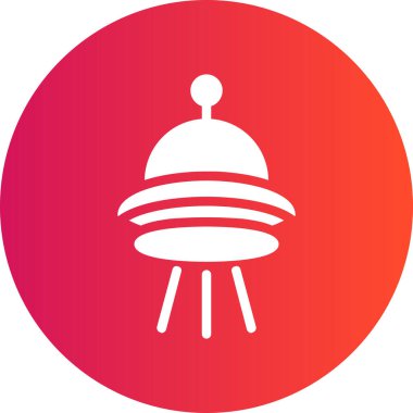 Bir fener simgesinin vektör illüstrasyonu