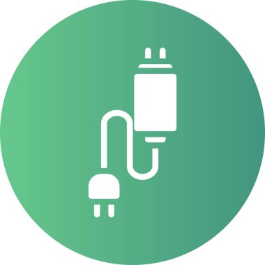 Gaz simgesinin vektör illüstrasyonu