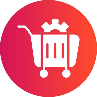 çöp sepeti simgesini, vektör çizim