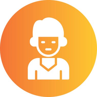 avatar erkek kişisi simgesi ana hatlar biçiminde