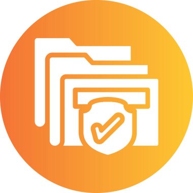 Belge simgesinin vektör illüstrasyonu