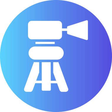 Kamera. Web simgesi basit illüstrasyon