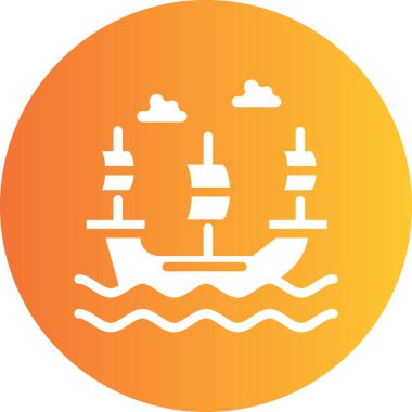 Teknenin vektör illüstrasyonu