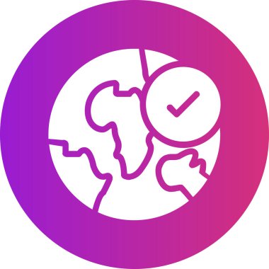 Bir gezegenin vektör çizimi