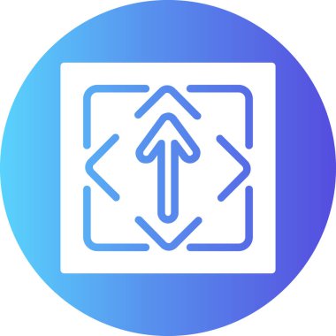 ok yönü ok simgesi doldurulmuş - taslak biçimi