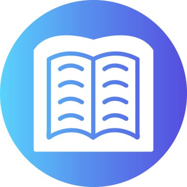 kitap simgesi, vektör illüstrasyonu