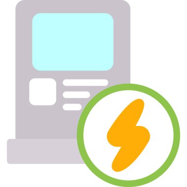 Güç. Web simgesi basit illüstrasyon