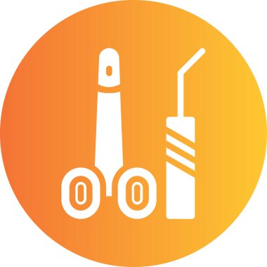 Bir b eksikliği simgesinin vektör çizimi