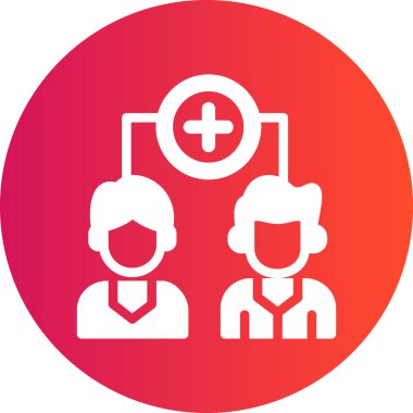 Doktor. Web simgesi basit tasarım