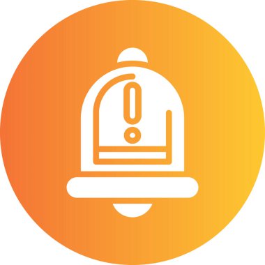 Alarm! Web simgesi basit illüstrasyon