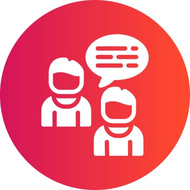 Bir erkek ve kadın ikonunun vektör çizimi