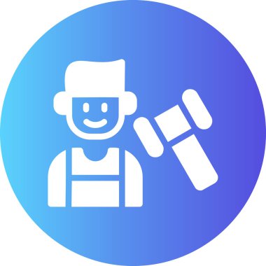 avatar. Web simgesi basit illüstrasyon