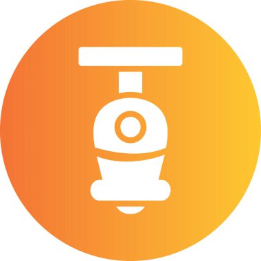 Gaz simgesinin vektör illüstrasyonu