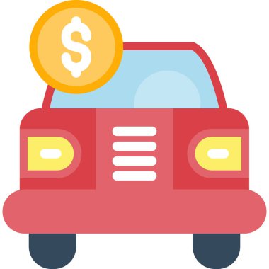 araba sigortası vektör simgesi