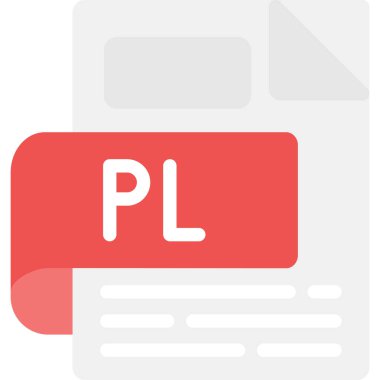 dosya biçimi simgesi, vektör illüstrasyonu