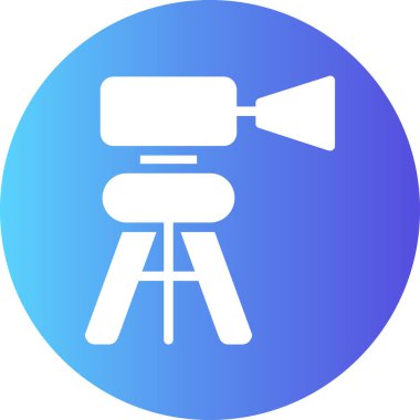 Bir kameranın vektör illüstrasyonu