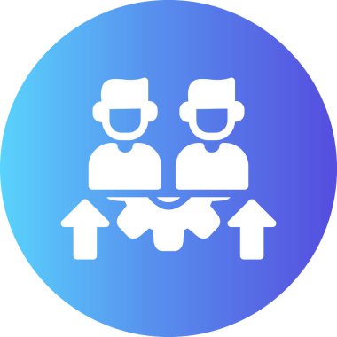 İnsan simgesinin vektör illüstrasyonu