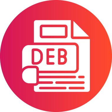 Dosya simgesinin vektör illüstrasyonu